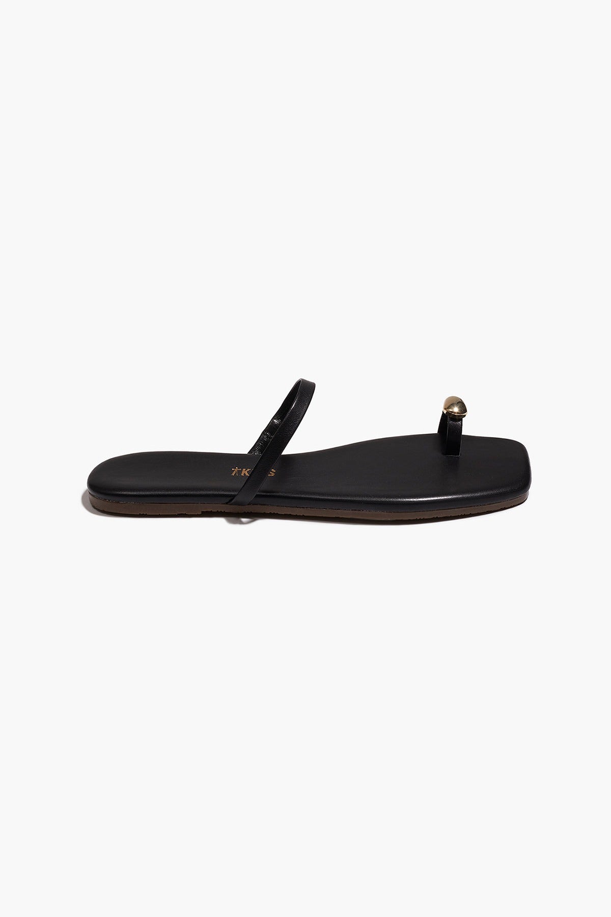 TKEES Colette sandal in Sable, side profile
