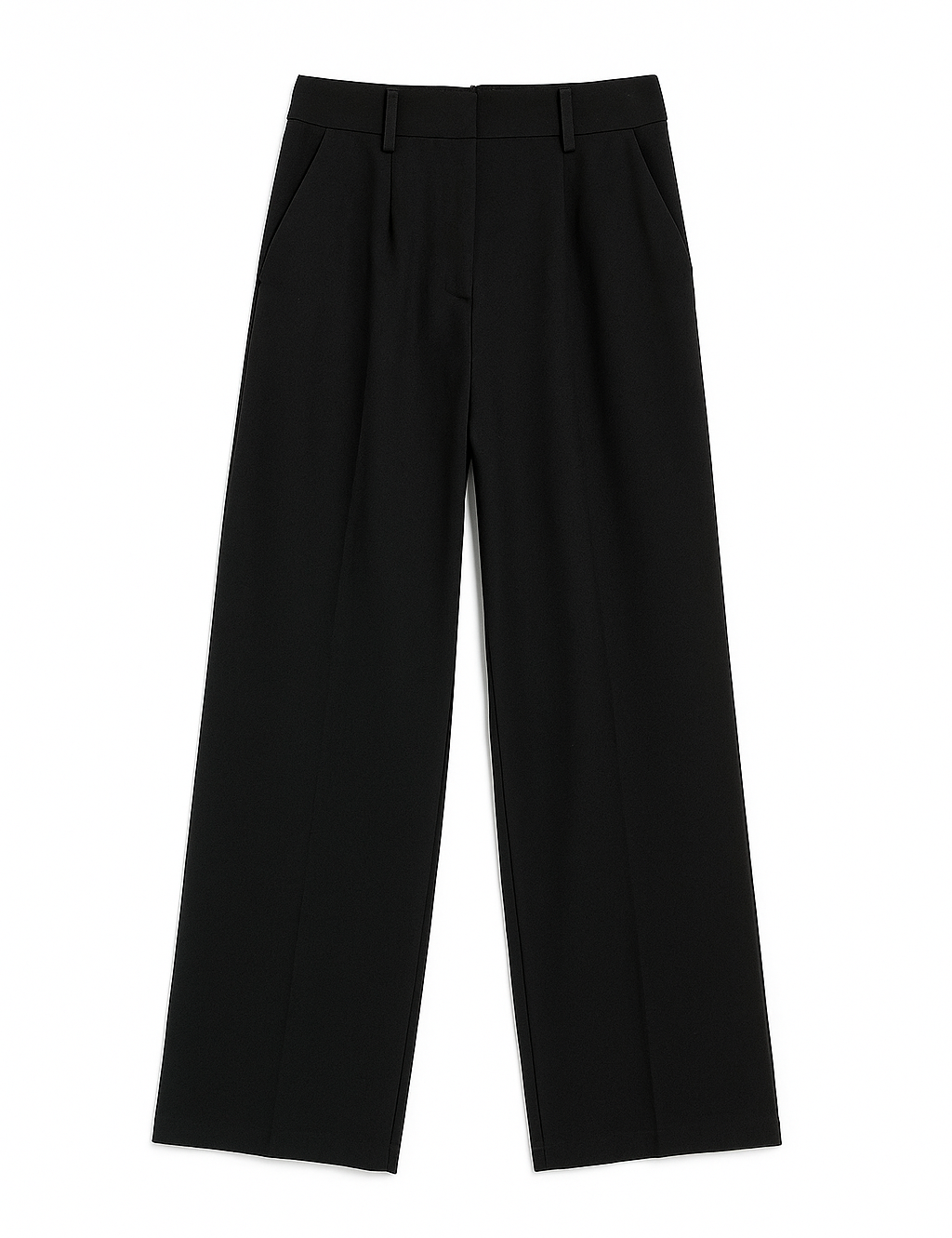 Black pants on a white background