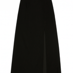 Black skirt on a white background