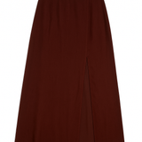 Delaney Side-Slit Midi Skirt