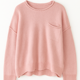 The Clara Scallop Pocket Sweater