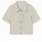 Striped shirt on a white background