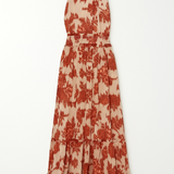 Virginia Floral Halter Maxi Dress