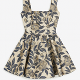 Tasha Floral Lurex Jacquard Mini Dress