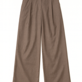 Elena High-Waist Wide-Leg Trousers