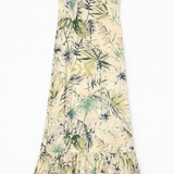 Isla Strapless Tropical Midi Dress