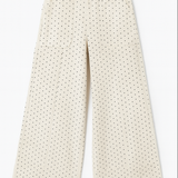 Clara Polka Dot Wide-Leg Pants