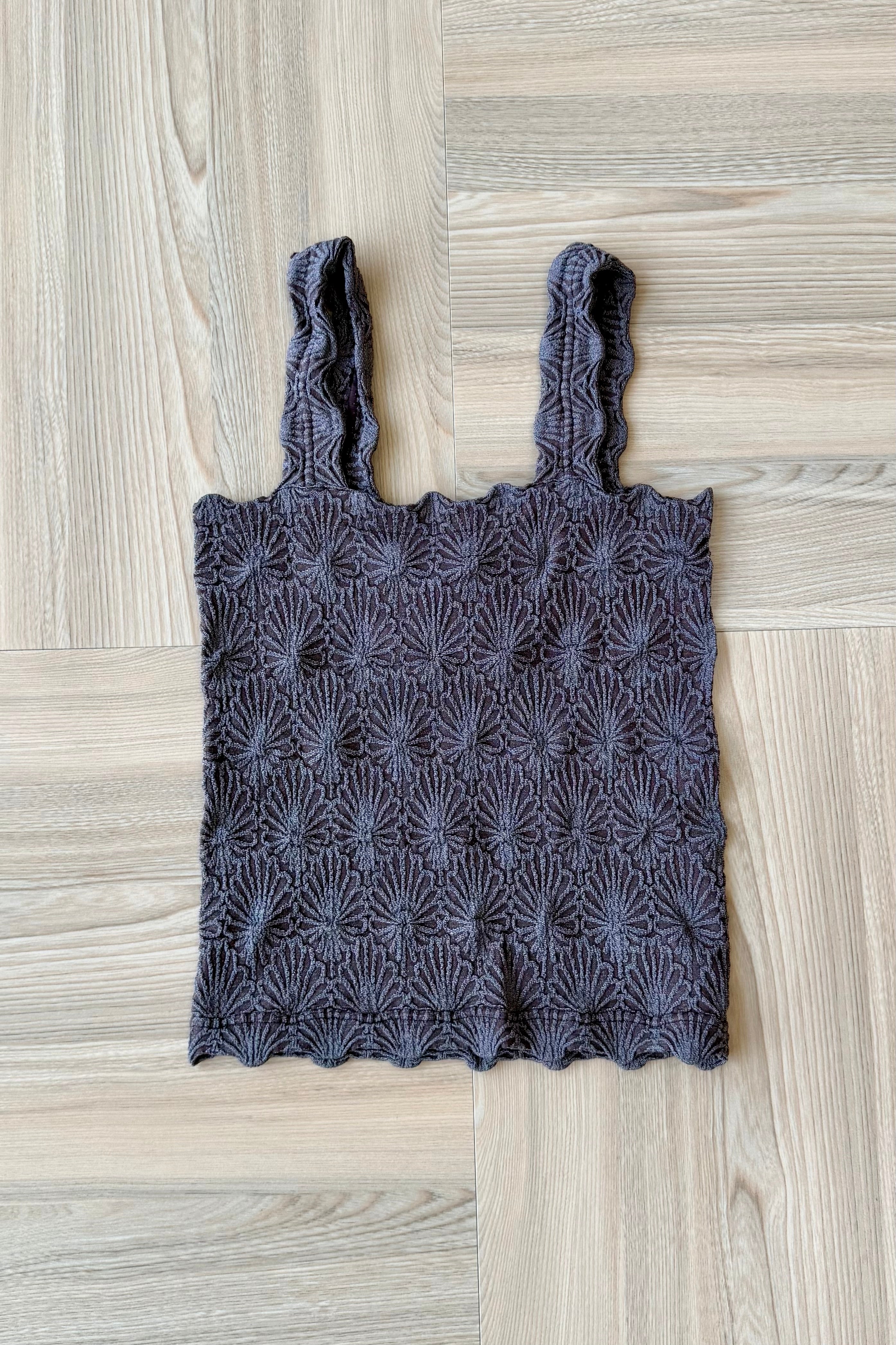 Julie Lace Textured Square Top
