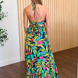 Bramble Smocked Halter Maxi Dress