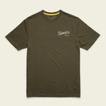 Howler Bros Howler Posse T-Shirt in Dark Olive, front