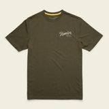 Howler Bros Howler Posse T-Shirt in Dark Olive, front