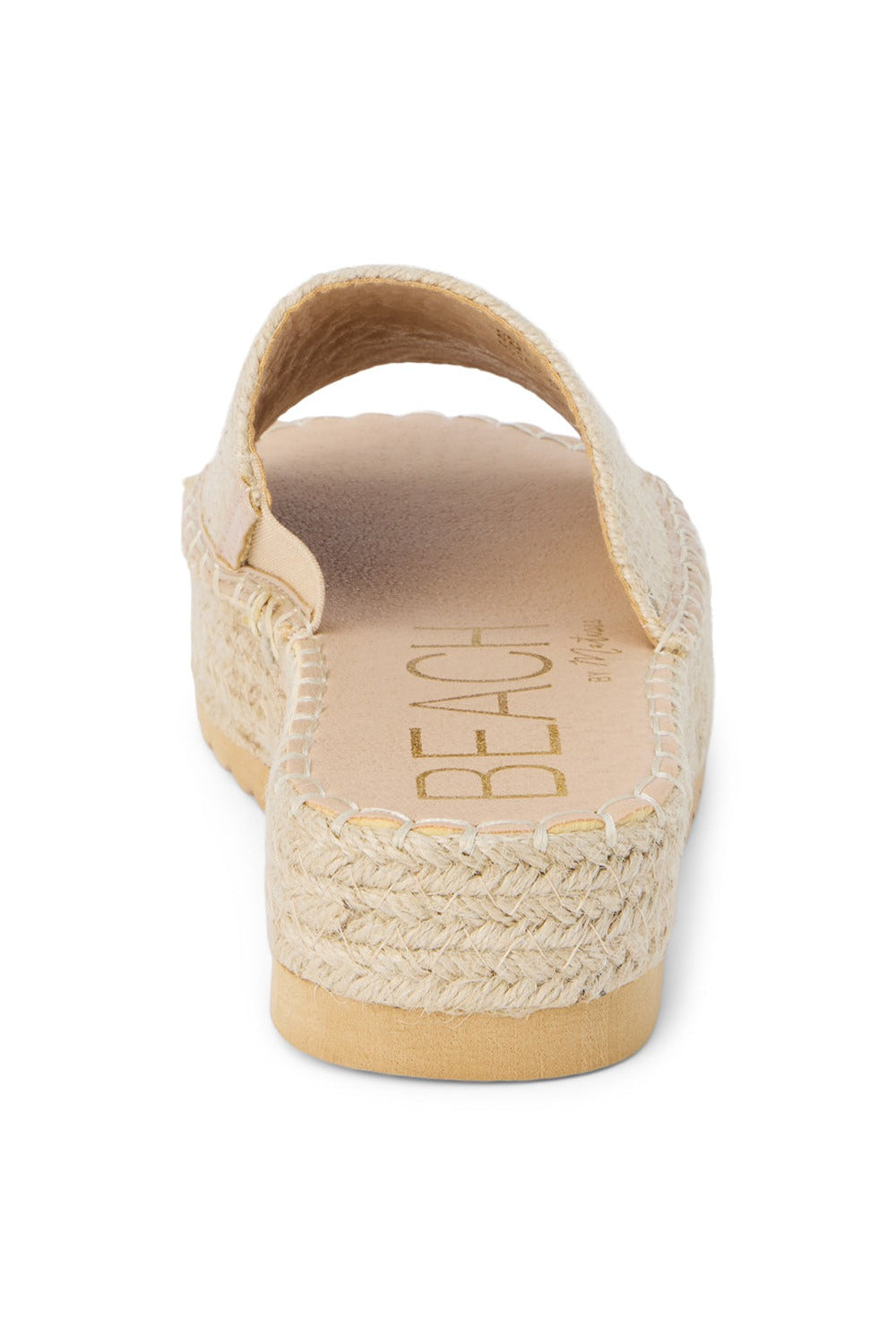 Matisse Del Mar Platform Sandal Natural — sole view