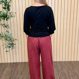 Sable Wide Leg Pocket Pant