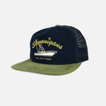 Jetty Boat Crew Hat in Navy - front