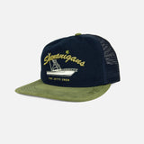 Jetty Boat Crew Hat in Navy - front