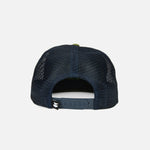 Jetty Boat Crew Hat in Navy - mesh back and snapback closure