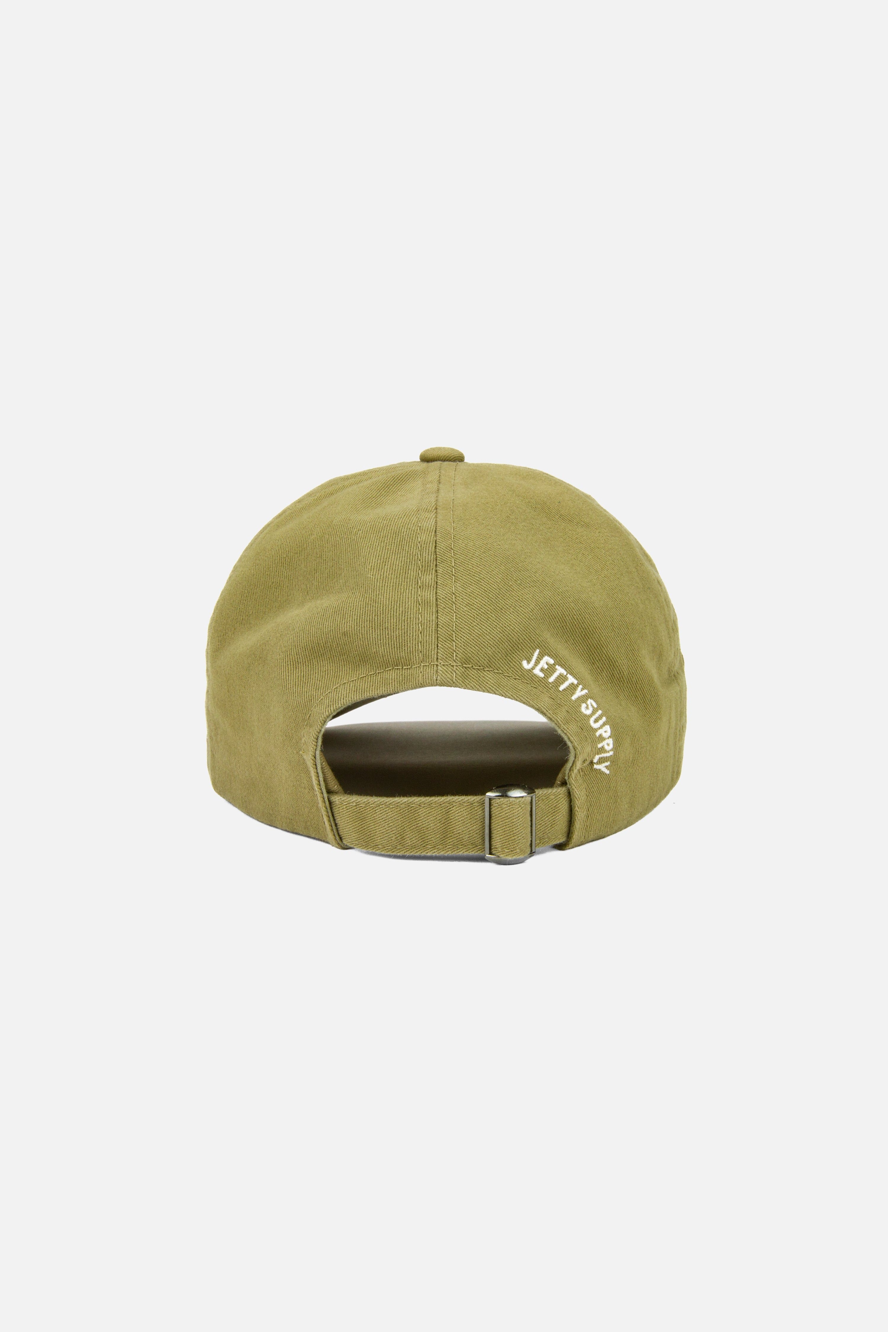 Jetty No Wave Day Hat in Brown - back strap