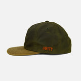 Jetty Osprey Hat in Olive - side profile