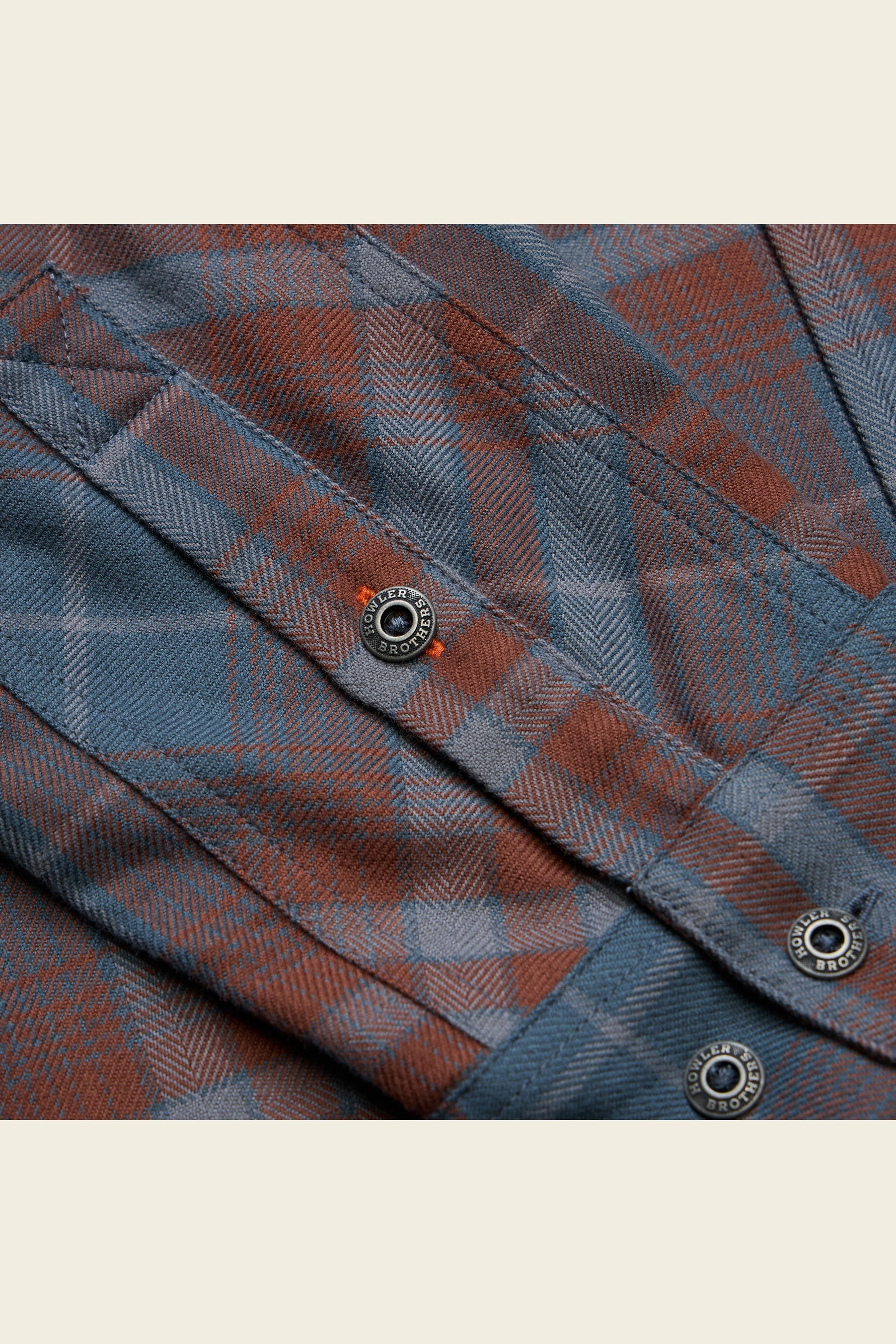 Harkers Flannel elbow patch detail