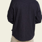 La Grange Lightweight Flannel Antique Black on model back