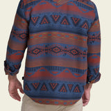 Sheridan Flannel Canyon Codes Skyfall on model back