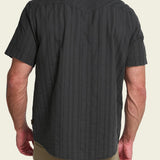 Howler Bros H Bar B Snapshirt Eyelet Stripe on model, back