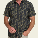 Howler Bros H Bar B Snapshirt Grampa's Curtains on model, front