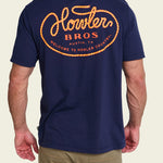 Howler Bros Howler Lasso T-Shirt Navy on model, back