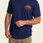Howler Bros Howler Lasso T-Shirt Navy on model, front