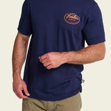 Howler Bros Howler Lasso T-Shirt Navy on model, front