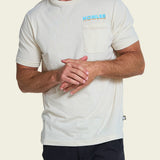 Howler Bros Osprey Prey Pocket T-Shirt Natural on model, front