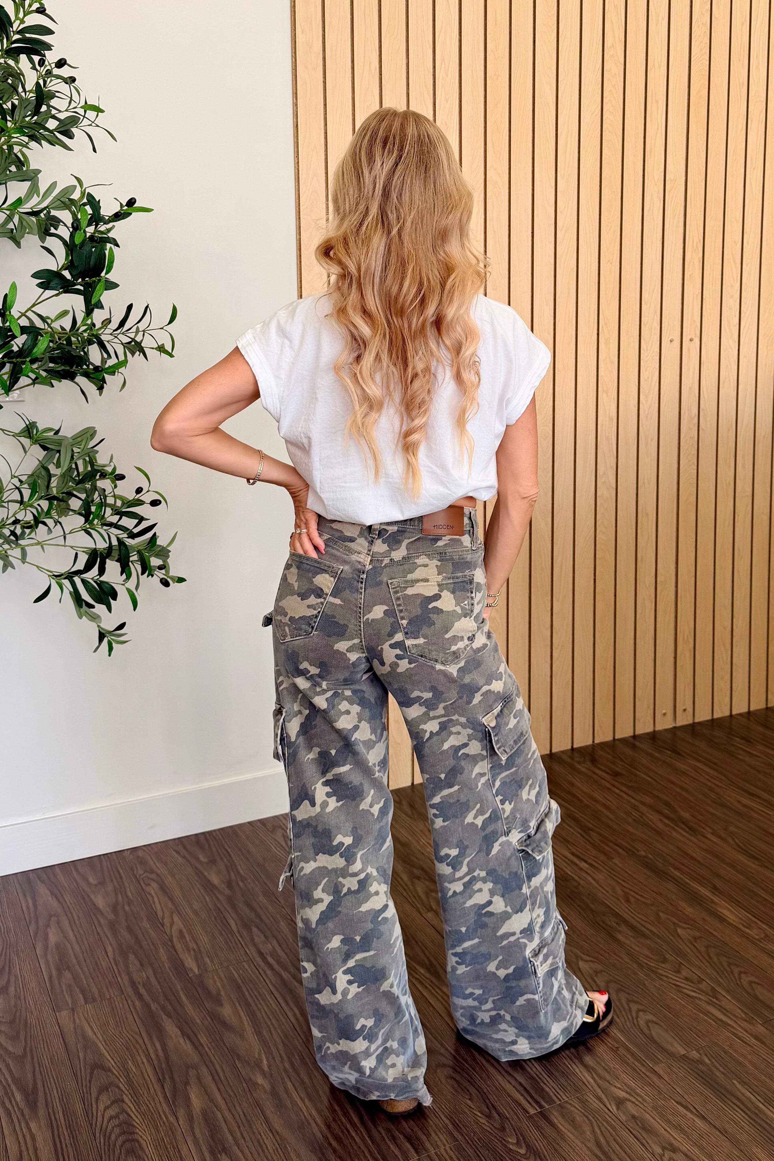 Nori Camo High Rise Cargo