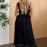 Raven Lace Midi Dress