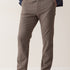 Marine Layer Saturday Houndstooth Chino in Dark Taupe, front view