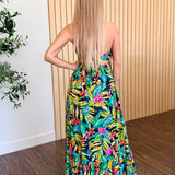Bramble Smocked Halter Maxi Dress