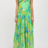 Soleil Key Hole Maxi Dress