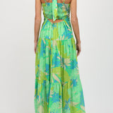 Soleil Key Hole Maxi Dress