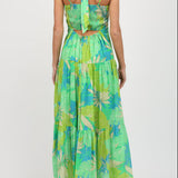 Soleil Key Hole Maxi Dress