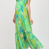 Soleil Key Hole Maxi Dress