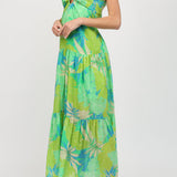 Soleil Key Hole Maxi Dress
