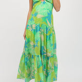 Soleil Key Hole Maxi Dress
