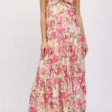 Vianna Halter Tie Maxi Dress