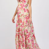 Vianna Halter Tie Maxi Dress