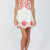 Liora Embroidered Mini Dress