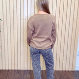 Ella Cheetah Print High Rise Classic Straight