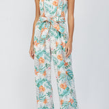 Myla Tropical Print Wide Leg Jumpsuit