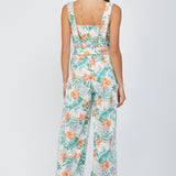 Myla Tropical Print Wide Leg Jumpsuit