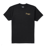 Seager Russ Fill Tee in Black, front view