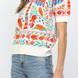 Mariah Short Sleeve Sweater Top