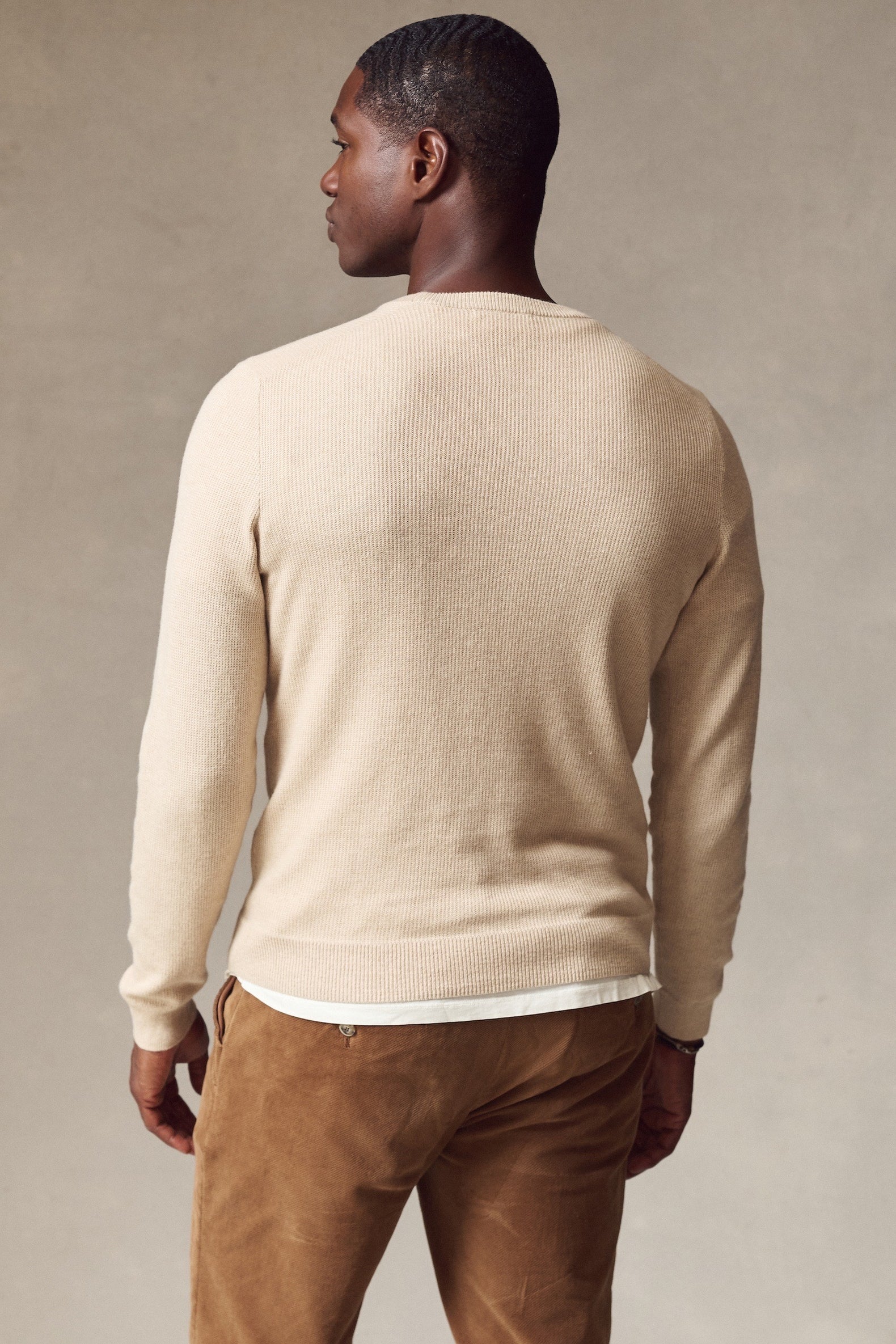 Cotton Cashmere Sweater Tee